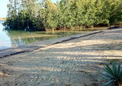 Le matin la plage devant votre résidence de tourisme le Kaboss