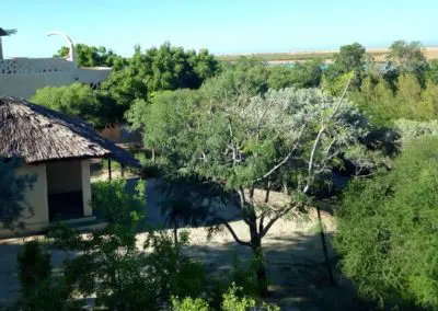Vue sur le jardin de votre résidence de tourisme le Kaboss