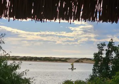 Lagune devant la résidence de tourisme le Kaboss